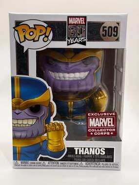 Funko Pop! Marvel 80 Years Thanos #509 Collector Corps Exclusive